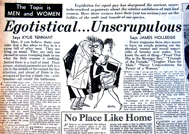 feminism — not a new issue...